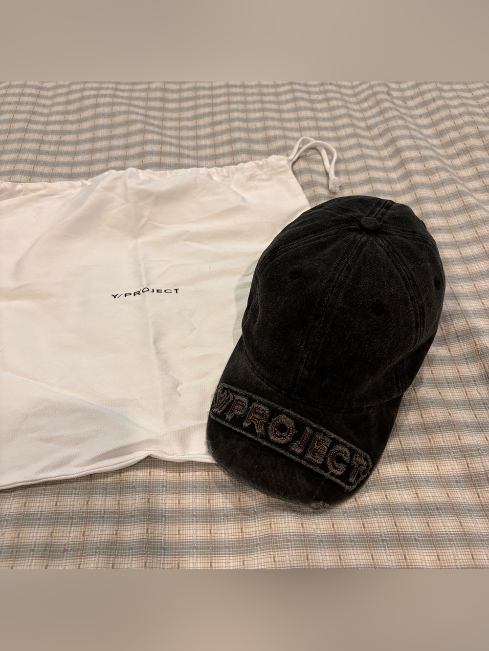 Y/Project Black Baseball Cap